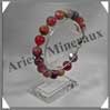 AGATE AFRICAINE - Bracelet Perles 10 mm - 20 cm - C004 Namibie