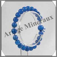 (w:200g)AGATE BLEUE - Bracelet Tib�tain - MBBAP