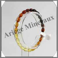(w:200g)AMBRE Multicolore - Bracelet Perles 4 mm - MBAMB9