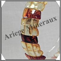 AMBRE - Bracelet Compos - Bicolore - 29 Barrettes - 18 cm - L001