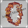 AMBRE - Bracelet Compos - Caramel - 16 Barrettes et Perles Baroques - 18 cm - L007 Baltique