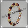 AMBRE - Bracelet Perles Baroques - Multicolore - Perles de 7  9 mm - 18 cm - L008 Baltique
