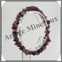 (w:200g)AMETHYSTE - Bracelet Chip - C31121