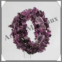 (w:300g)AMETHYSTE Claire - Bracelet Multi-Chip - C31314