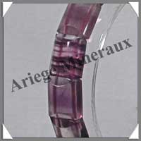 FLUORITE - Bracelet - Carrs Facets 10x10 mm - C31170