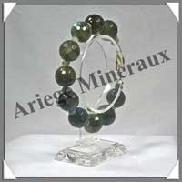 LABRADORITE - Bracelet Perles Facet�es 14 mm - 21 cm - C001