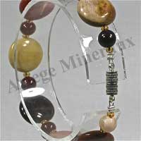 MOKAITE - Bracelet Compos� : Disques 14 mm - 19 cm - C001