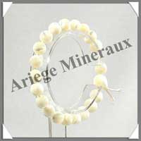 (w:200g)NACRE BLANCHE - Bracelet Tib�tain - MBMPP