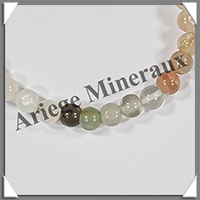 PIERRE de LUNE (Vritable) - Bracelet Promotion - Perles de 7 mm - Montage Elastique - W
