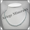 AIGUE MARINE - Collier Perles 6 mm - 50 cm - M002 Brsil