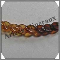 AMBRE en D�grad� Multicolore - Collier Facet� - 45 cm - CAMB45D
