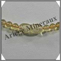 AMBRE en D�grad� de Couleurs - Collier Perles 4 mm - 45 cm - CAMB6