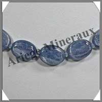 CYANITE - Collier Compos� : 9 Ovales 11x15 mm et Ovales 8x12 mm - 46 cm - C005
