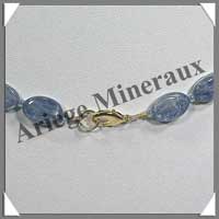 CYANITE - Collier Compos� : 9 Ovales 11x15 mm et Ovales 8x12 mm - 46 cm - C005