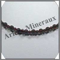 GRENAT - Collier Perles 4 et 6 mm - 42 cm - C001
