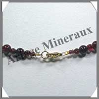 GRENAT - Collier Perles 4 et 6 mm - 42 cm - C001