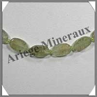 GRENAT VERT - Collier Compos� : Nuggets de 5 � 10 mm - 45 cm - C003