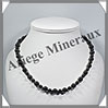 HEMATITE Magntique - Collier Perles 6 et 8 mm alternes - 44 cm - M001 Brsil