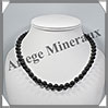 HEMATITE Magntique - Collier Perles 8 mm - 42 cm - M001 Brsil