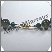 JASPE OCEAN - Collier Perles 13 mm - 48 cm - A002