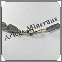 LABRADORITE - Collier Compos� Nuggets 15 � 20 mm - 41 cm - C003