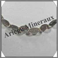 LABRADORITE - Collier Compos� Ovales 6x8 mm - 47 cm - M004
