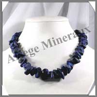 (w:450g)LAPIS LAZULI (Gros Morceaux) - Collier Baroque - 42 cm - MCLA1