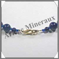 LAPIS LAZULI - Collier Perles 10 mm - 46 cm - A001