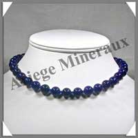 LAPIS LAZULI - Collier Perles 10 mm - 43 cm - A003