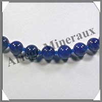 LAPIS LAZULI - Collier Perles 10 mm - 43 cm - A003