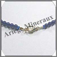 LAPIS LAZULI - Collier Perles 4 mm - 42 cm - M001
