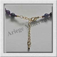 LEPIDOLITE - Collier Perles 6 mm - 47 cm - M002