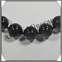 OEIL CELESTE - Collier Perles 10  16 mm en dgrad - 45 cm - A001