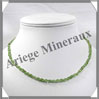 PERIDOT (Olivine) - Collier Compos - Olives 6x4 mm - 43 cm - M001 USA