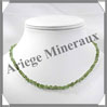 PERIDOT (Olivine) - Collier Compos - Olives 6x4 mm - 43 cm - M002 USA