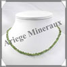 PERIDOT (Olivine) - Collier Compos - Olives 6x4 mm - 43 cm - M003 USA