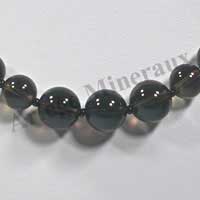 QUARTZ FUME - Collier Perles 6 � 12 mm - 47 cm - M001