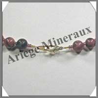 RHODONITE - Collier Perles 8 mm - 46 cm - A004