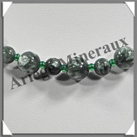 SERAPHINITE - Collier Perles 6 et 8 mm en altern - 46 cm - M002