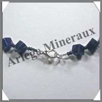 SODALITE - Collier Compos� Cubes 6 mm - 44 cm - A001