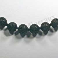 TECTITE - Collier Perles 10 mm - 49 cm - C001