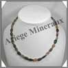 TOURMALINE Multicolore - Collier Compos� Nuggets 8 � 10 mm - 44 cm - C013 Afrique du Sud