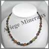 TOURMALINE Multicolore - Collier Compos� Nuggets 10x10 mm - 44 cm - C015 Afrique du Sud