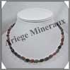 TOURMALINE Multicolore - Collier Compos� Nuggets 6 � 8 mm - 45 cm - C017 Afrique du Sud