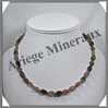 TOURMALINE Multicolore - Collier Compos� Nuggets 8 � 10 mm - 45 cm - C020 Afrique du Sud