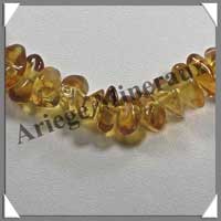 AMBRE Caramel - Sautoir Baroque Gros Morceaux - 68 cm - C003