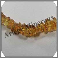 AMBRE Caramel - Sautoir Baroque Gros Morceaux - 68 cm - C005