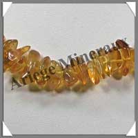 AMBRE Caramel - Sautoir Baroque Gros Morceaux - 68 cm - C005
