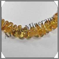 AMBRE Caramel Clair - Sautoir Baroque en D�grad� - 70 cm - CAMB6-1