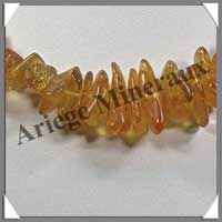 AMBRE Caramel Clair - Sautoir Baroque en D�grad� - 68 cm - CAMB6-2